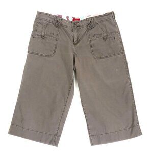 Massimo Board Shorts Juniors Size 11 Cocoa Brown Wide Leg Casual Sporty Bermuda